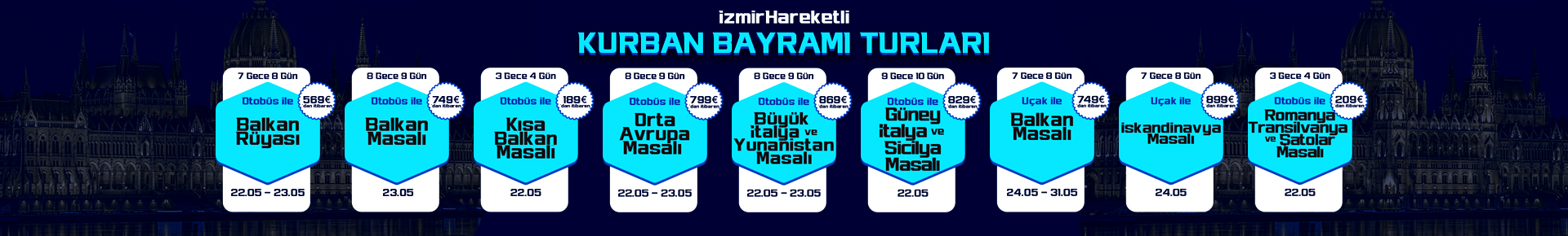 İzmir Hareketli Kurban Bayramı Turları
