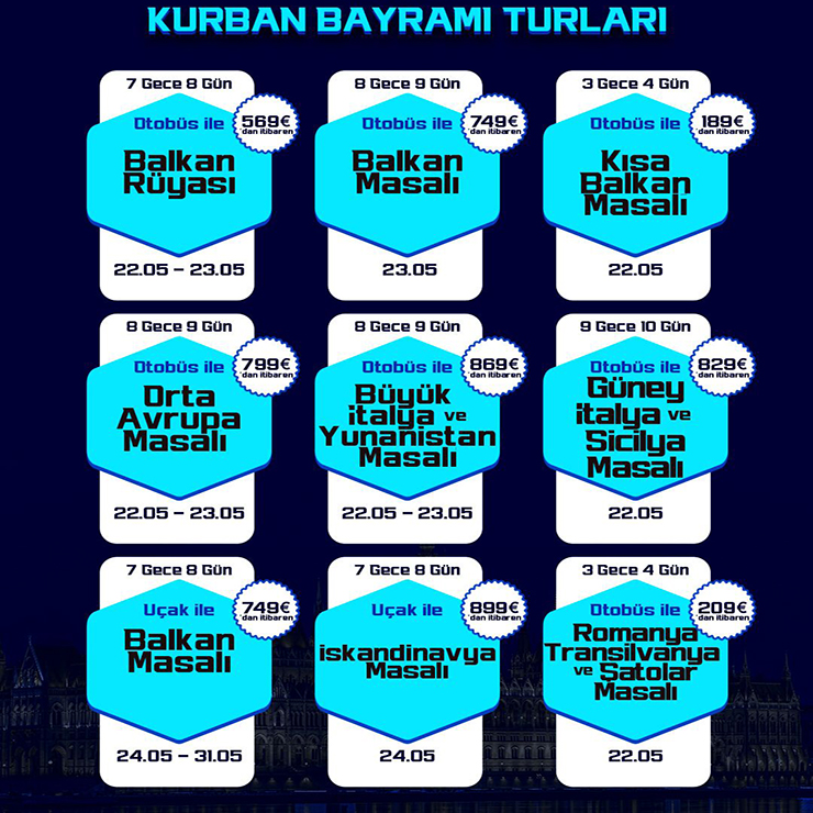 Kurban Bayramı Turları